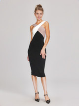  Crimson Mirage Midi Dress 