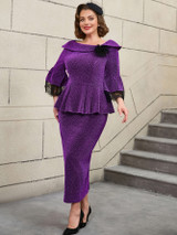 Velvet Mirage Dress — Plus Size
