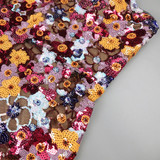 Midnight Bloom Sequin Gown 