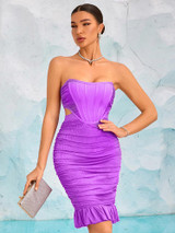 Lilac Flame Midi Gown   Lilac Flame Midi Gown