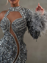  Silver Mirage Gown 