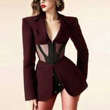  Shadow Mesh Blazer 