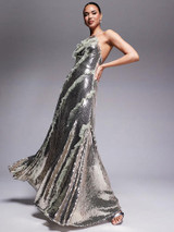 Grrly Grrls Celestial Ruffle Gown
 