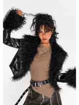 Grrly Grrls Noir Plumage Jacket  