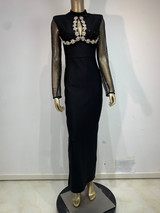 Midnight Keyhole Gown