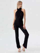 Grrly Grrls Obsidian Drape Jumpsuit  