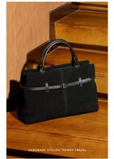 Grrly Grrls Retro Suede Tote 