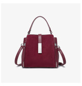 Grrly Grrls Suede Atlas Square Bag 
