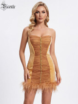 Camelid Prism Mini Dress