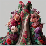 Exploring the Blossoming World of 3D Flower Trends in Fashion