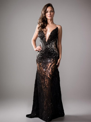 Obsidian Siren Sequin Gown Obsidian Siren Sequin Gown