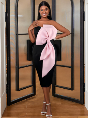 Midnight Muse Midi Dress 