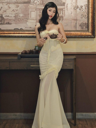 Grrly Grrls Lemon Glow Sonata Gown 