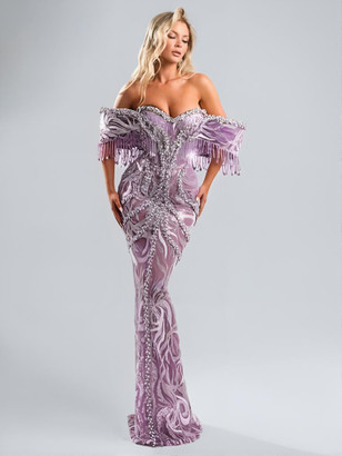 Grrly Grrls Rosé Stardust Gown  