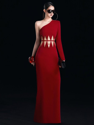 Crimson Rift Gown 