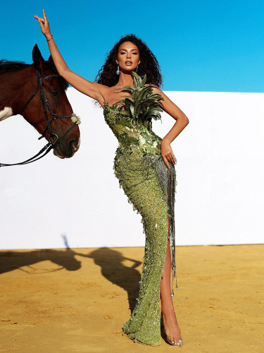  Verdant Flame Gown 