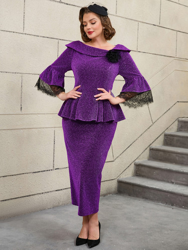Velvet Mirage Dress — Plus Size

