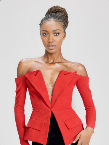 Grrly Grrls Crimson Edge Blazer
 