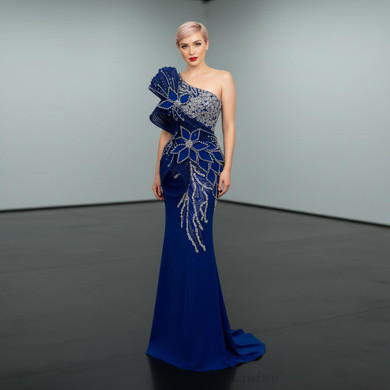 Grrly Grrls Midnight Sapphire Gown by Grrly Grrls 