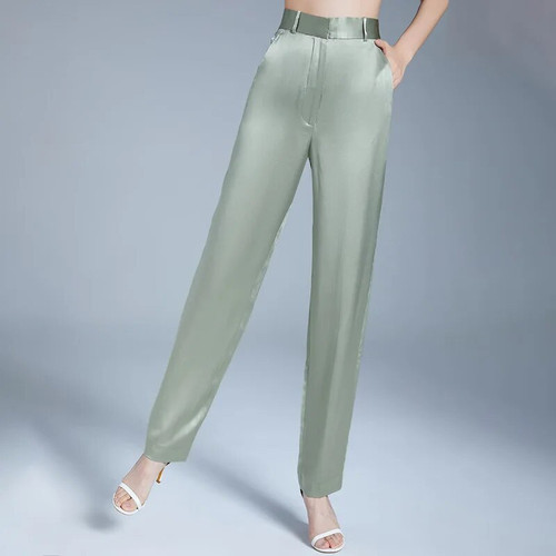 Mulberry Silk Thin Trousers