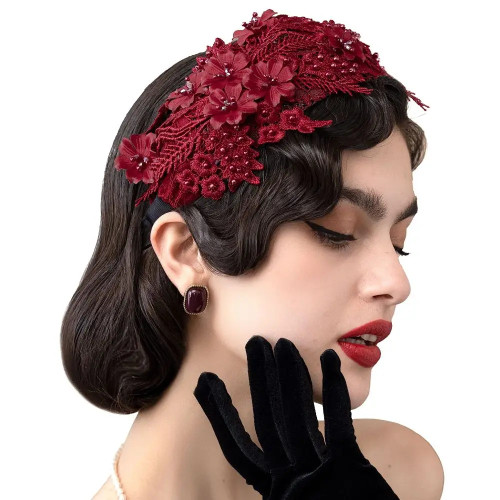 Lace Flower Fascinator 