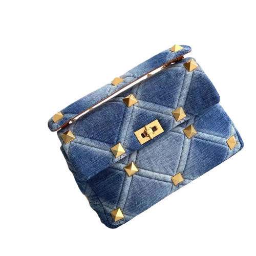 New Denim Rivet Handbag  