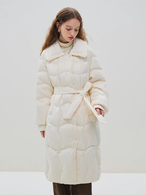 Warm Mid-length Down Coat