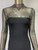 Long Sleeve Crystal Black Midi Dress