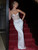 Strapless Diamond White Maxi Dress