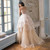 Champagne High Low Evening Gown