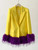 Yellow Slim Fit Blazer Mini Dress