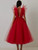 Red Ball Gown MidI Dress