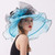 Elegant Summer Organza Fascinator Sun Hat