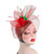 Vintage Feather Flower Derby Fascinator