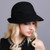 Chic Irregular Pillbox Fedora