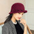 Chic Wool Felt Fedora Cloche Hat 