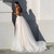 Off Shoulder Sequined Wedding Dress