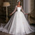 Beaded Pearl Ball Gown Wedding Dress