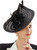 Black Tea Party Feather Hat