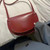 Leather Crossbody Saddle Bag