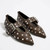 Rivet Buckle Ballet Flats