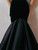 Strapless Velvet Fishtail Maxi Dress