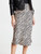 Trendy Zebra Mulberry Silk Skirt