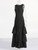 Black Layered Ruffled Maxi Dress