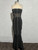 Black Sleeveless Fishtail Maxi Dress
