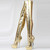 Gold Thigh High Platform Boots