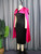 Grrly Grrls Plus Size Bowtie Cape Sleeve Dress 