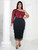 Plus Size One Shoulder Wine Dress