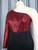 Plus Size One Shoulder Wine Dress