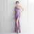 One Shoulder Light Purple Prom Dress